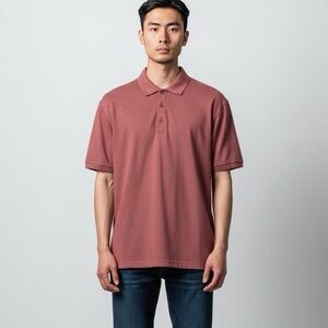 Travis Mathew - Men’s Oceanside Red Oceanside Heather Polo - Size Large